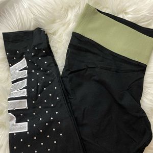PINK cotton leggings